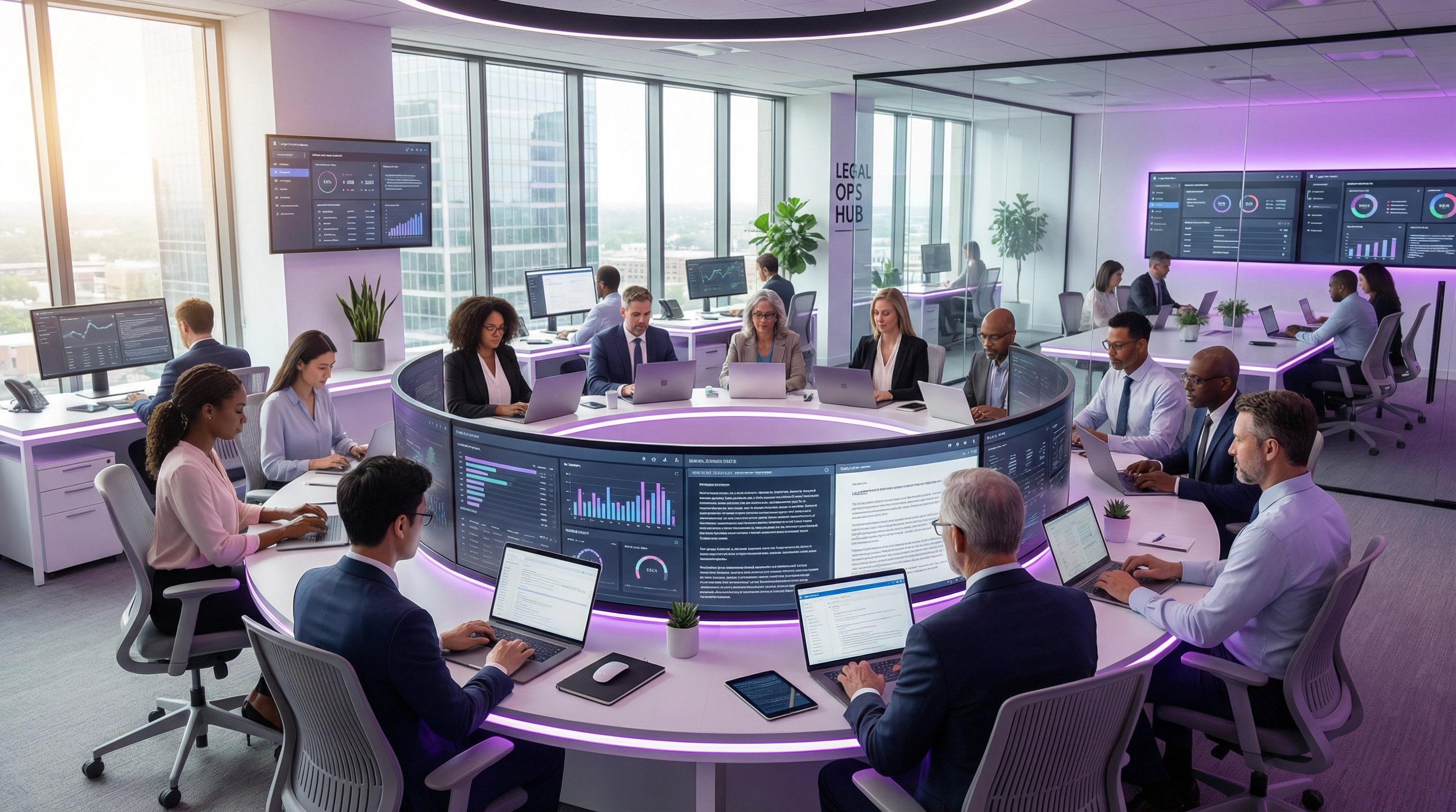 Modern legal operations center